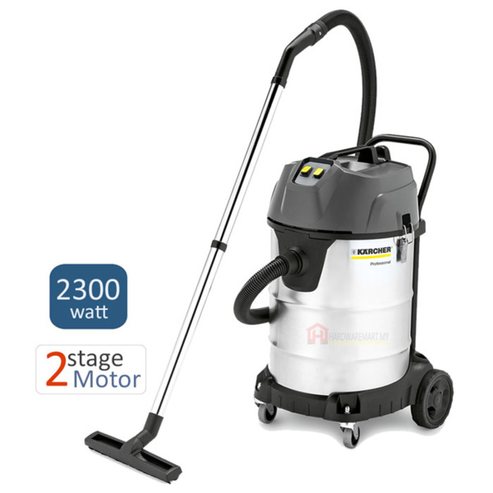 Hardwaremart-19 KARCHER NT70/2ME WET & DRY VACUUM CLEANER (2300W/70L/254MBAR)