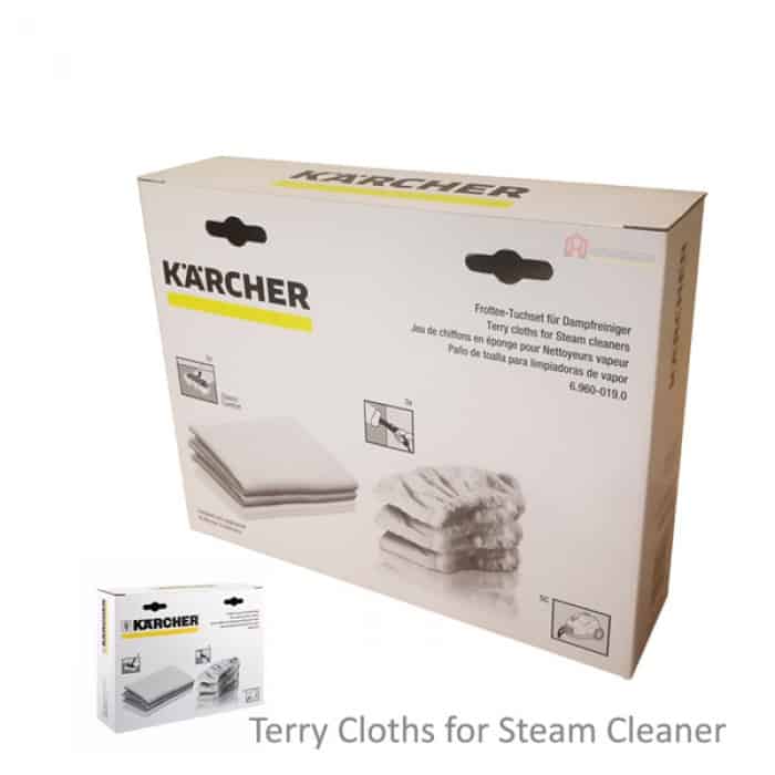 n KARCHER TERRY CLOTH KIT FOR STEAM CLEANER (5PCS/SET)