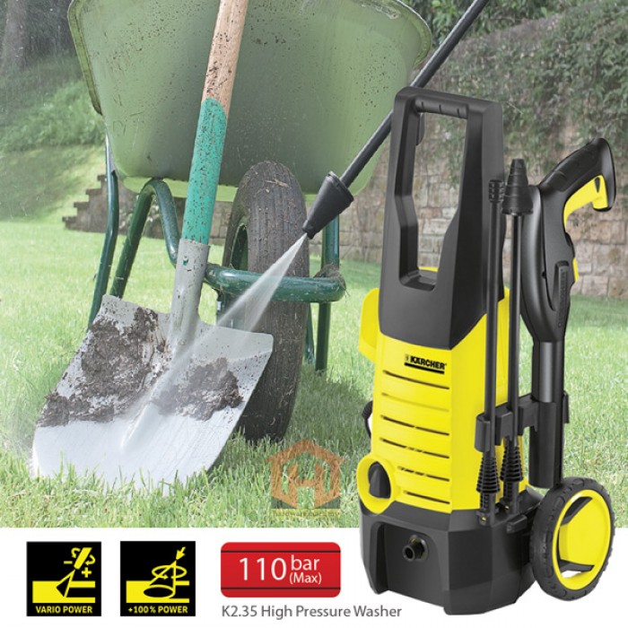 K2.350-01_1673067379.jpg KARCHER K2.350 HIGH PRESSURE WASHER CLEANER (1400W/110 BAR)