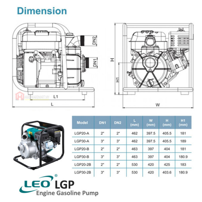 LGP20A_pdf_1761037176.jpg LEO LGP20A PETROL ENGINE WATER PUMP Pam Air Enjin Kilang (5.5HP/500LMIN/50MM)