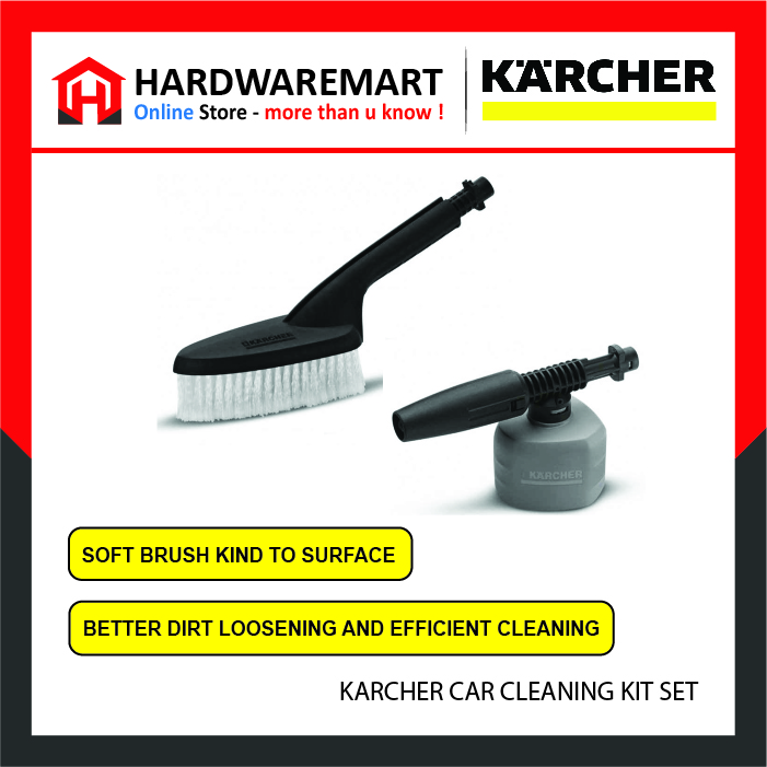v KARCHER CAR CLEANING KIT SET