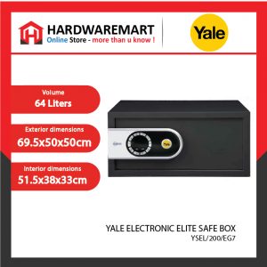 YALE YSEL/200/EG7 ELECTRONIC ELITE SAFE BOX